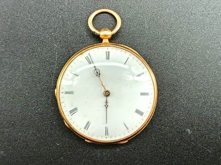 Orologio da polso in oro giallo 18 k 750/° (parapo