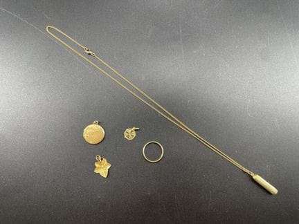ASTRAZIONE PAZZESCA: Lotto in oro 750°/°° composto
