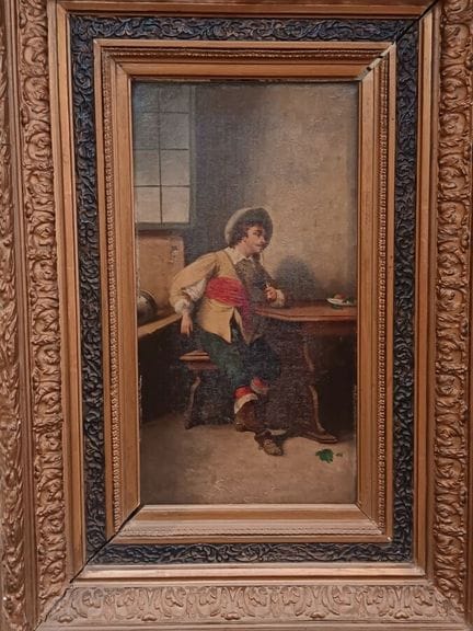 Charles François PECRUS (1826 - 1907) "Uomo alla t