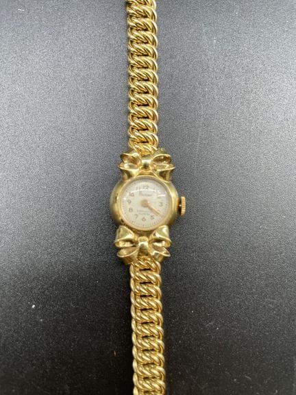 Orologio da donna in oro giallo 18 carati 750/°° F