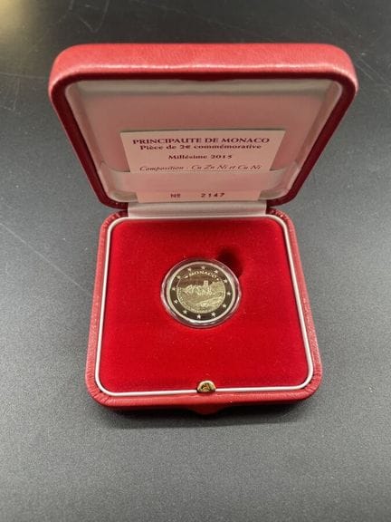 PRINCIPATO DI MONACO Moneta da due euro del 2015, 