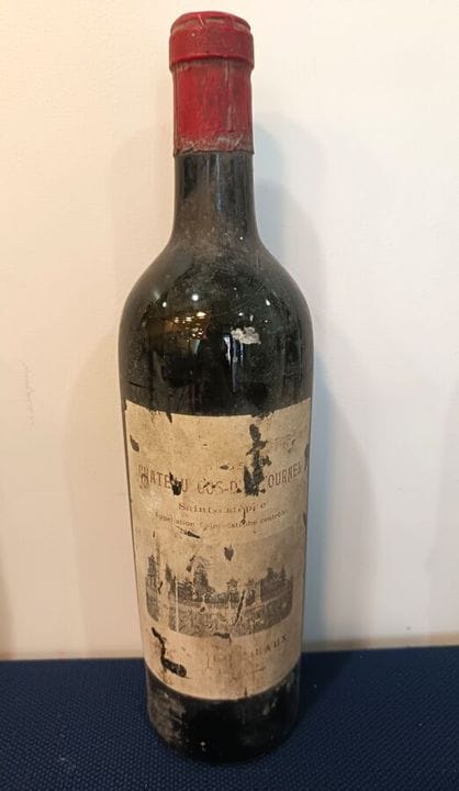 1 bt Cos d'Estournel 1955 Saint-Estèphe (etichetta