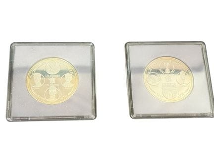 CLUB DE LA MONNAIE 2 monete da 9,5 gr di argento 8