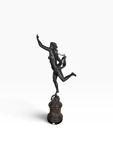 Allegorie des Glücks, Bronze mit brauner Patina ge