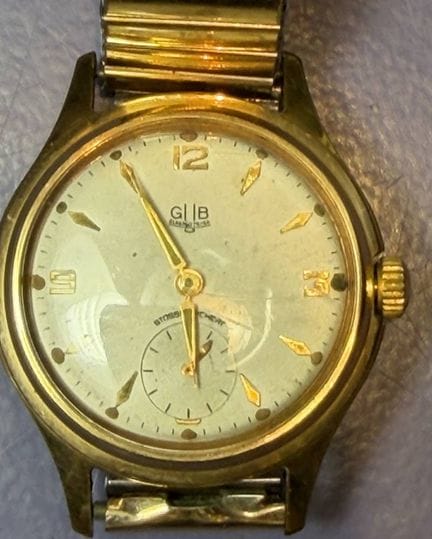 Mechanical HAU "GuB" Glashütte/SA, manual winding,