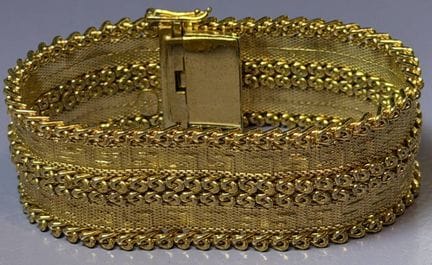 bracciale doppio largo "Chr. Dior" del 1962, lungh