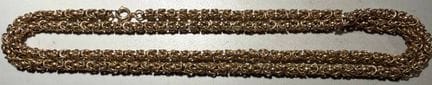 Heavy-duty double chain, length 80 cm, 43.61 g.