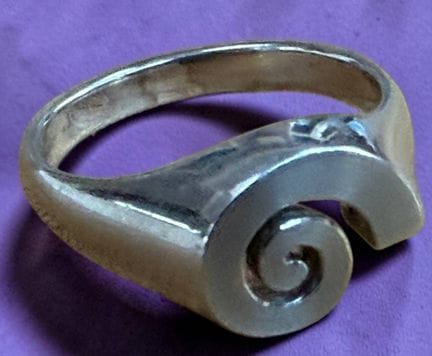 Silver Ring - 925 - RG 62, 5.43 g