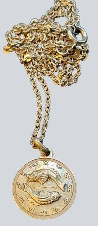 Collana d'argento 835 con ciondolo del segno zodia