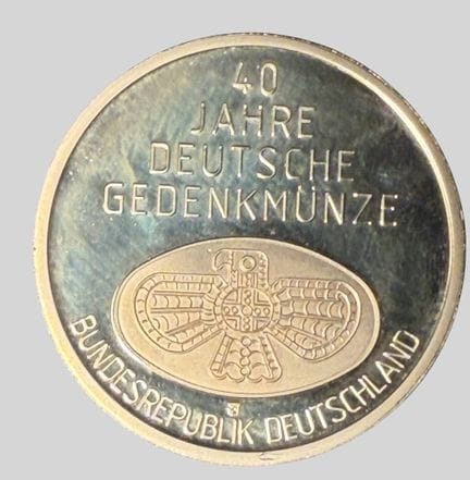 Medaglia per i 40 anni della moneta commemorativa 