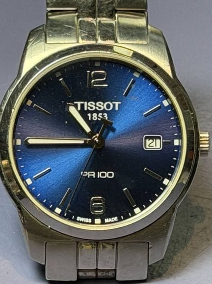 Quartz HAU "Tissot" 1853, PR100, original strap, m