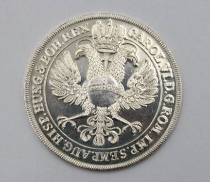 Riedizione moderna di una medaglia storica in arge