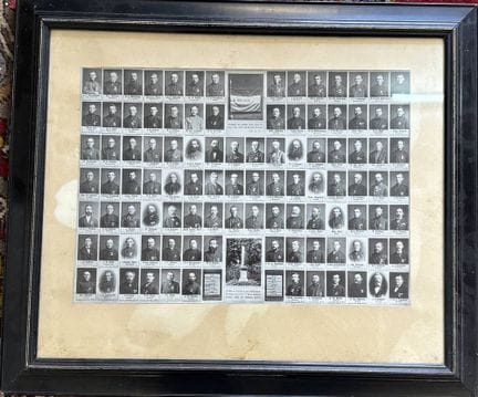 Foglio commemorativo dedicato ai caduti della guer
