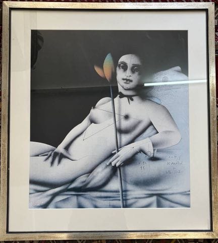 保罗·温德利希（1927-2010）。e.e. VII / X：“艺术家试印版”彩色石版画，附有致其