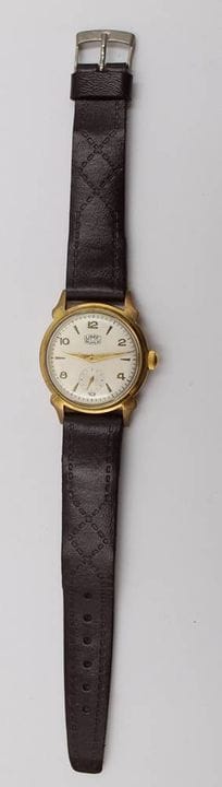 Orologio meccanico vintage del marchio UMF Ruhla, 