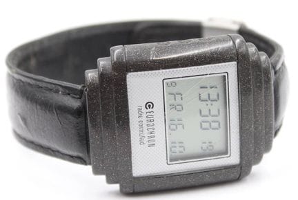 Eurochron brand digital radio-controlled watch wit