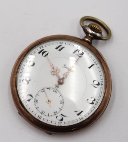 orologio da tasca meccanico d'epoca, ZentRa, cassa