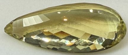 Grand citrine « Lemon » en forme de goutte, 94,91 