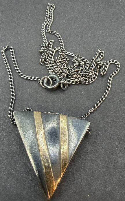 Collier en argent avec pendentif, argent 925, 5,93