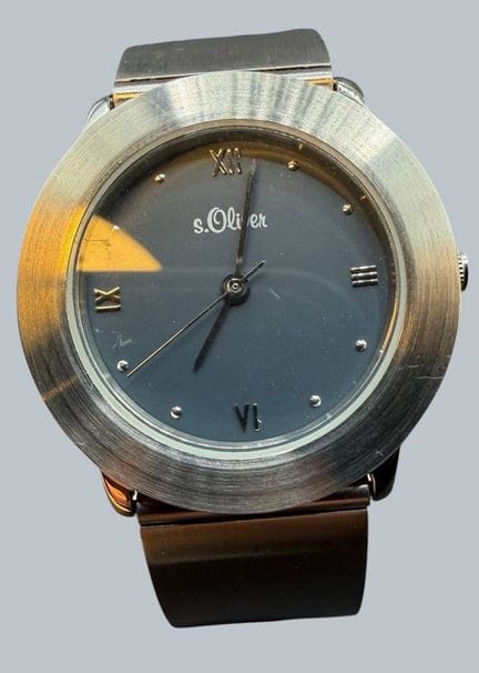 Meccanismo Quartz DAU "S.Oliver", fibbia in acciai