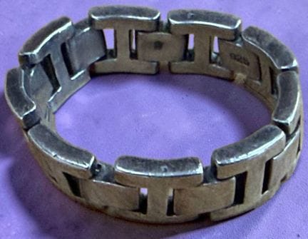 Silver Chain Ring - 925, RG 69, 8.61 g