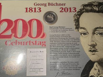 10 Euro numismatico copertina Blüchner 2013, in es