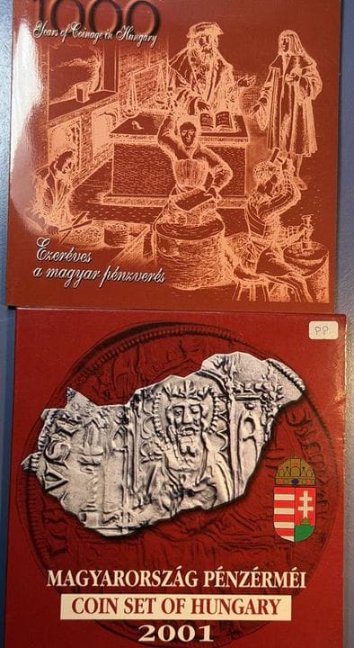 Set di monete “Ungheria” 2001 in blister