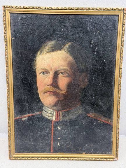Ritratto di un tenente, 1888 circa, intitolato sul