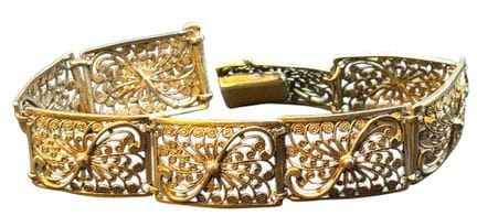 Bracciale in argento a filigrana - 835 -, lunghezz