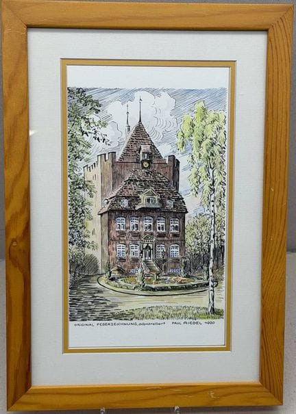 Paul Riedel, “Castello di Ritzebüttel a Cuxhaven”,