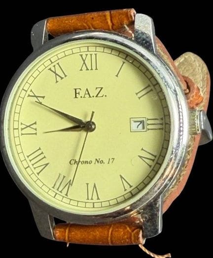 Orologio pubblicitario HAU “F.A.Z.” Chrono 17, cin