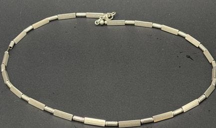 Collana a maglie in argento 925, lunghezza 48 cm, 