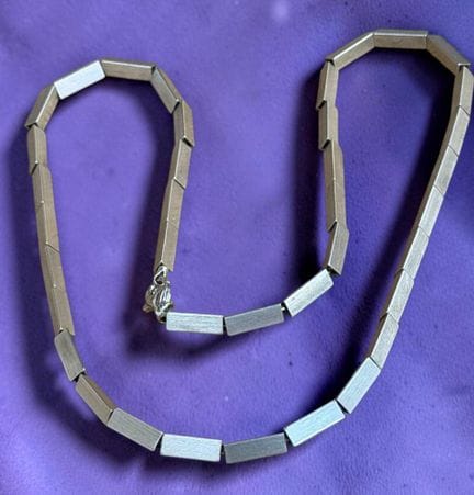 Link chain, 925 silver, L-44 cm, 22.06 g