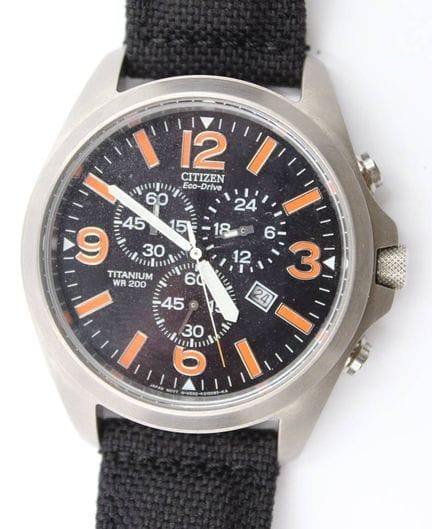 Citizen Eco-Drive Chronograph Titanium con movimen