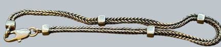 Bracciale in argento 925, lunghezza 19 cm, 5,75 gr