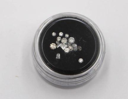 piccolo assortimento di brillanti/diamanti, circa 