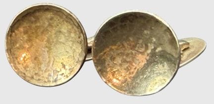 Coppia di gemelli, argento 800, 7,28 cm