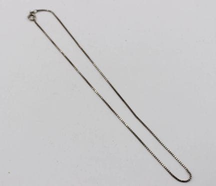 Collar de plata de ley 925, 3,3 g, longitud: 38 cm