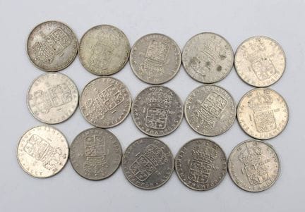 Monete da 1 corona, re Gustavo VI Adolfo, Svezia, 
