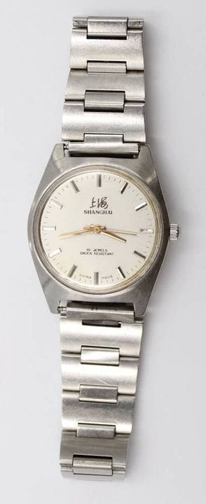 Wristwatch, Shanghai, Model 7120, manual winding, 