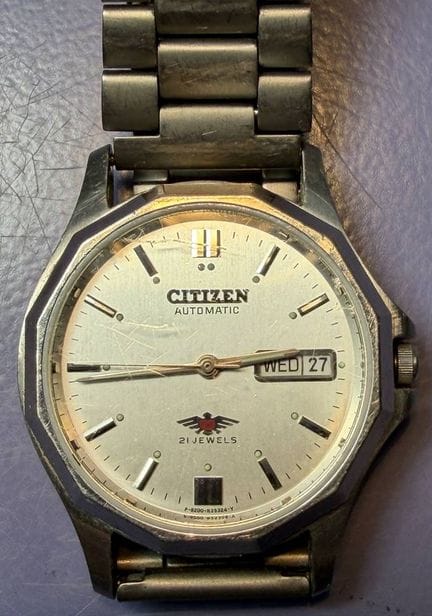 Citizen Automatic HAU, original strap, movement wo