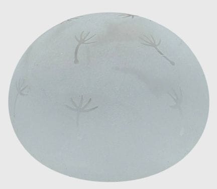 Presse-papier en forme de pissenlit, H : 6 cm, D :