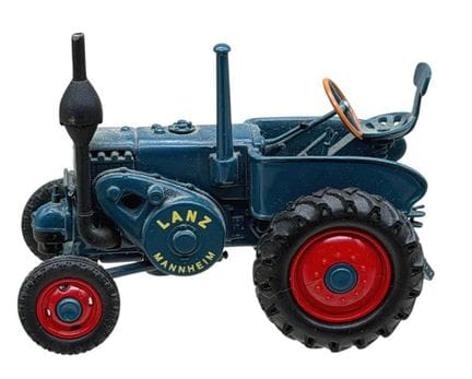 Tracteur Lanz Schuco, échelle 1:48, moulé sous pre