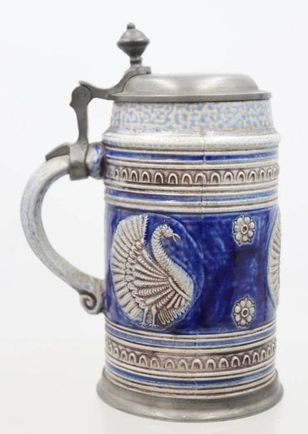 Chope à bière, Beyer, verre à sel et couvercle en 