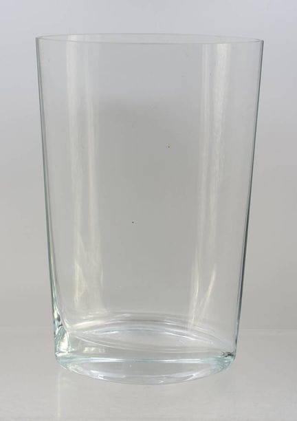 grand vase en verre sobre, verre incolore, env. H 