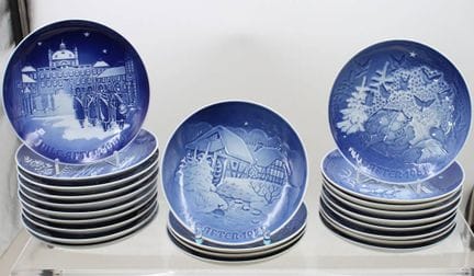 23 assiettes de Noël diverses, Bing &amp; Gröndahl