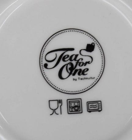 Service « Tea for One », motif roses, théière, tas