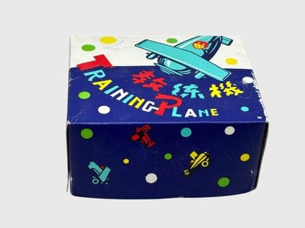 Petit avion en tôle vintage « Trainings Plane », n