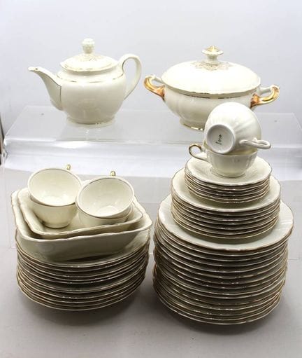 Service de table, Oscar Schaller &amp; Co., bord d