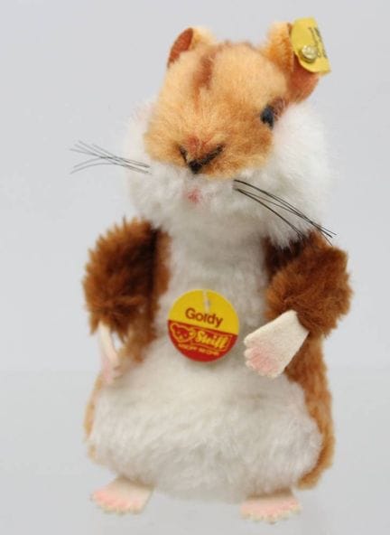 Hamster « Goldi » de Steiff, ensemble complet 
N° 